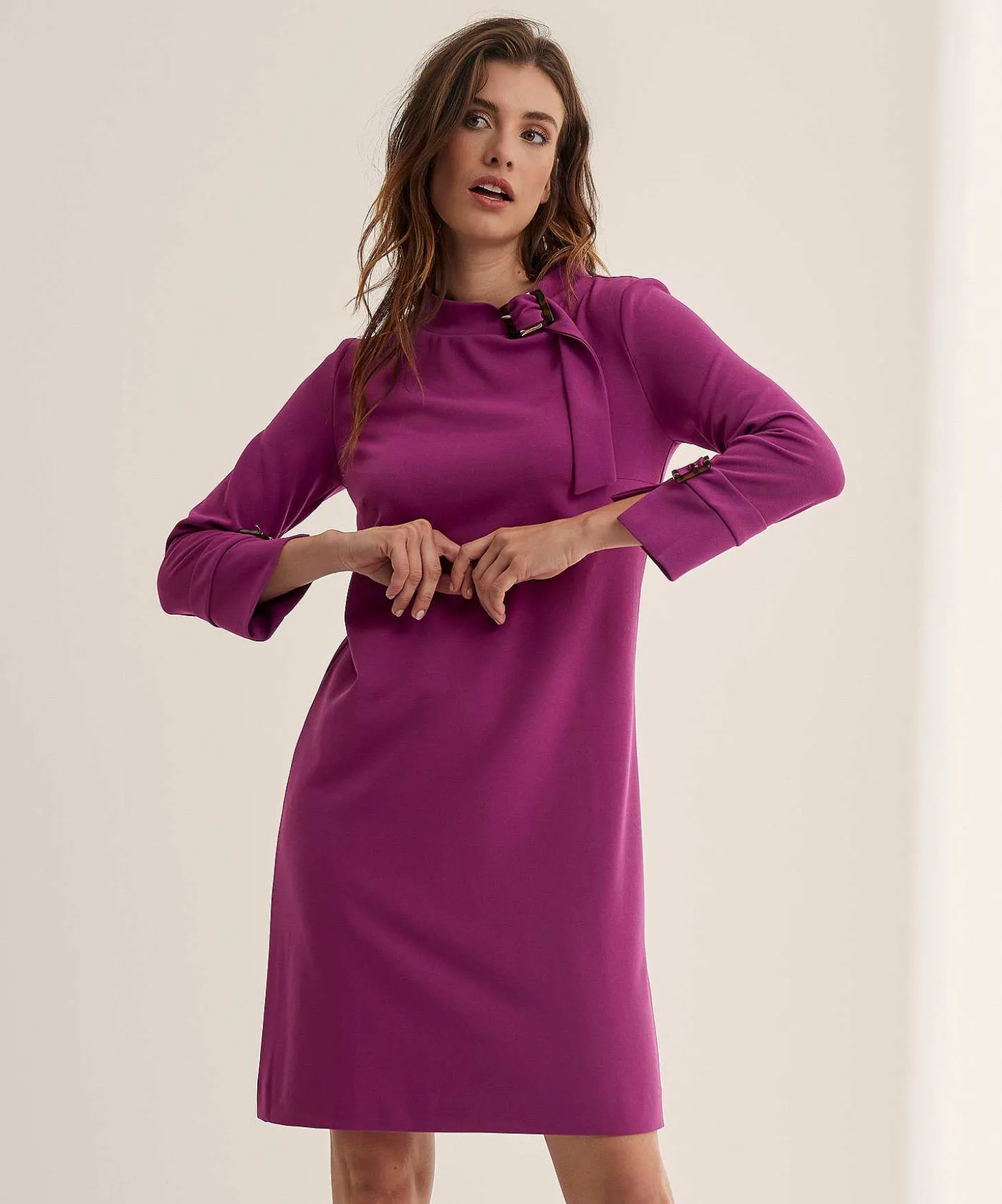 ana_alcazar_dress_standin_2.webp Dress Standing Collar*Ana Alcazar Fashion