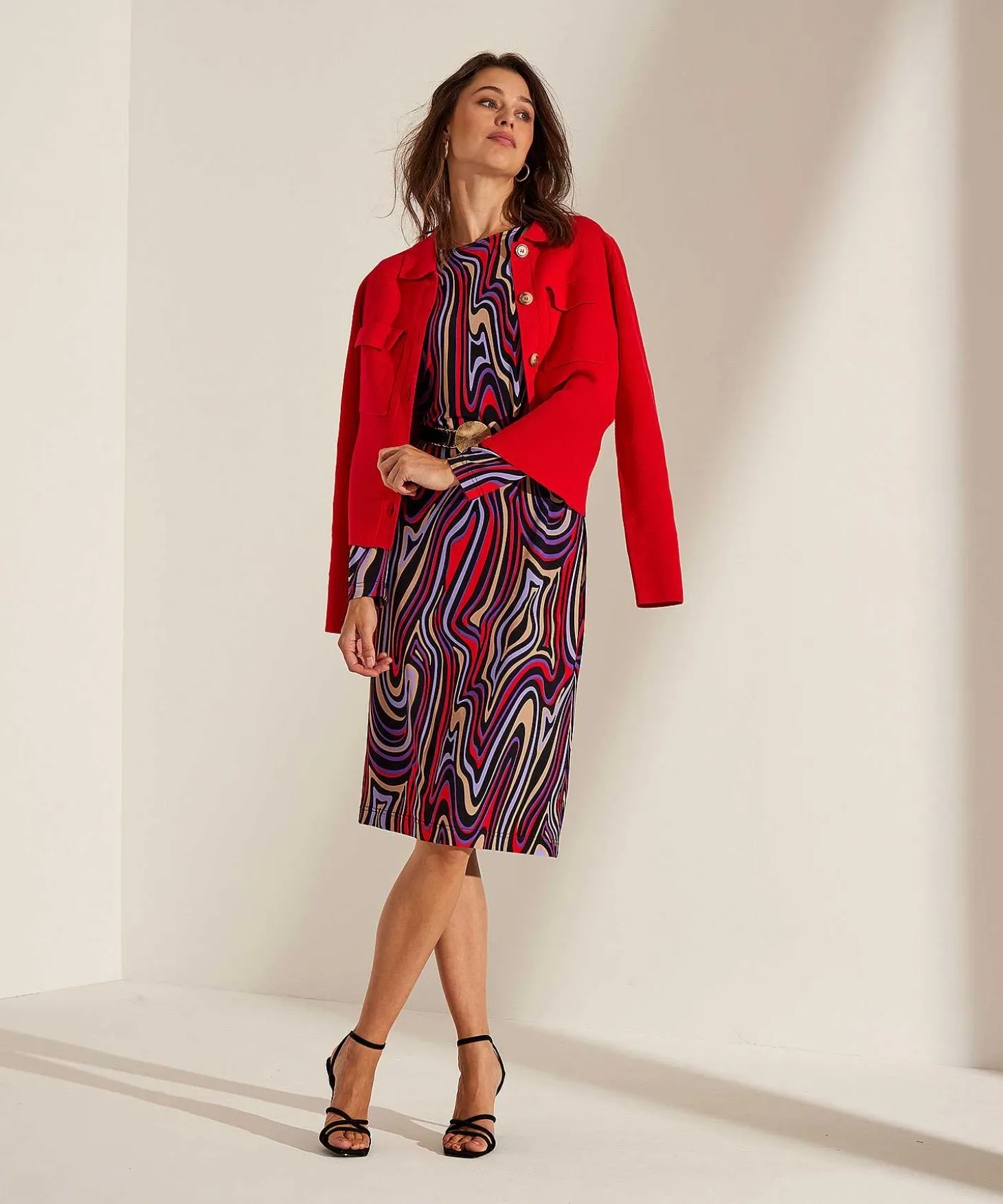 ana_alcazar_slinky_dress__1-2.webp Slinky Dress Swirl Print*Ana Alcazar Discount