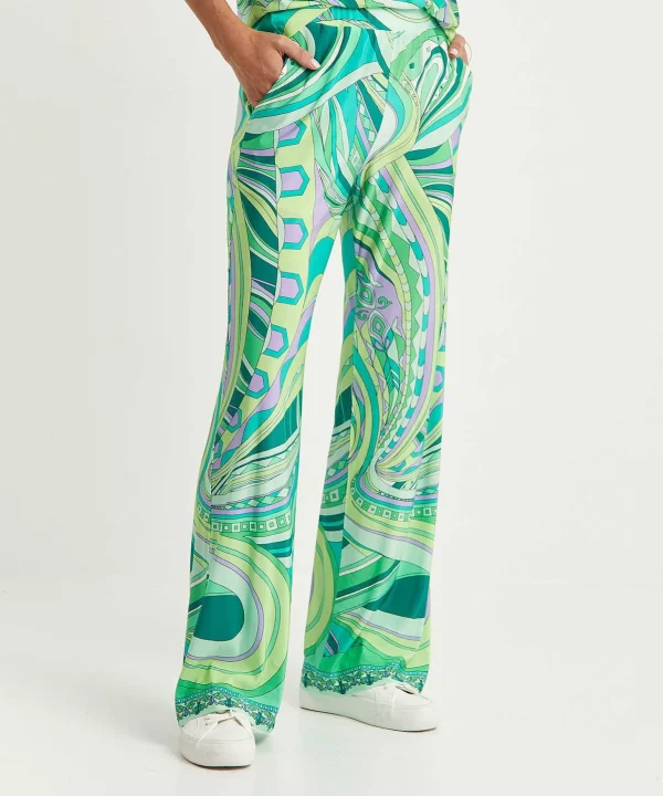 Slinky Palazzo Pants Multicolor*Ana Alcazar Cheap