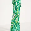 Slinky Pants Retro Leaf Print*Ana Alcazar Shop