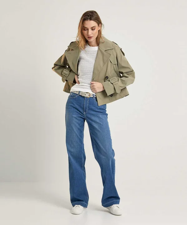 Cropped Trench Coat Faye*Beaumont Cheap