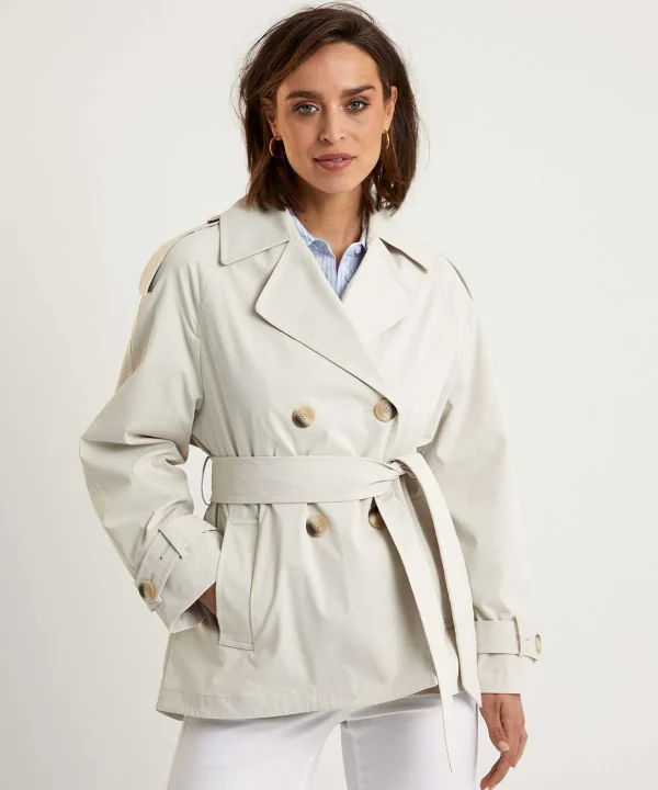 Short Trench Coat Aliz*Beaumont Best Sale