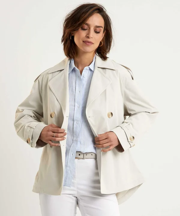 Short Trench Coat Aliz*Beaumont Best Sale