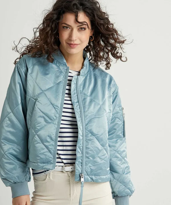 Silky Bomber Jacket Padded*Beaumont Cheap