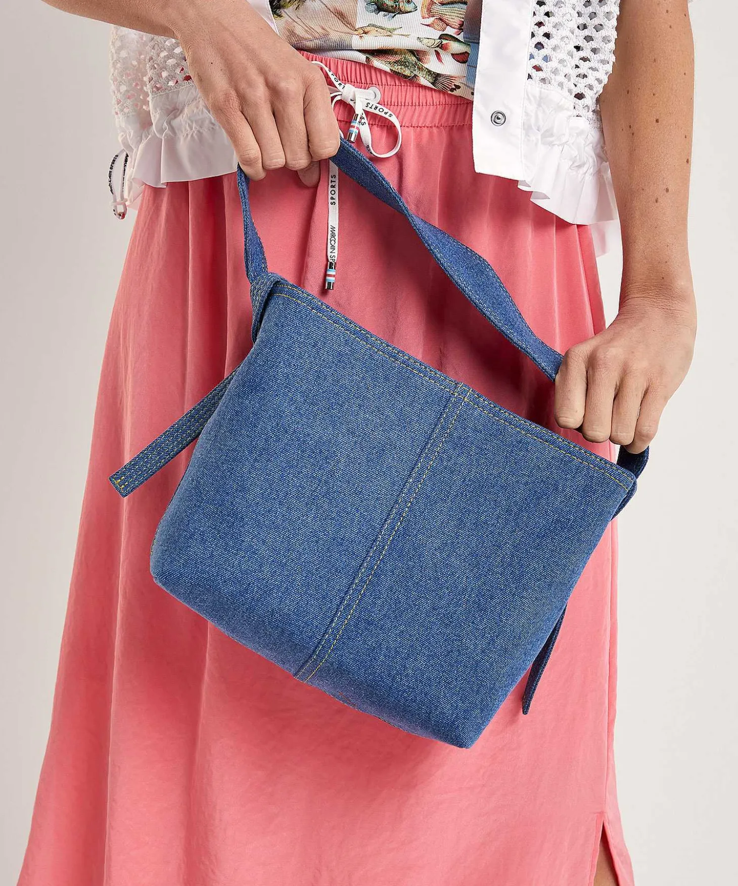 beck_sondergaard_denim_sh_0.webp Beck Sondergaard Denim Shoulder Bag Denima Fraya*Beck Söndergaard Best Sale
