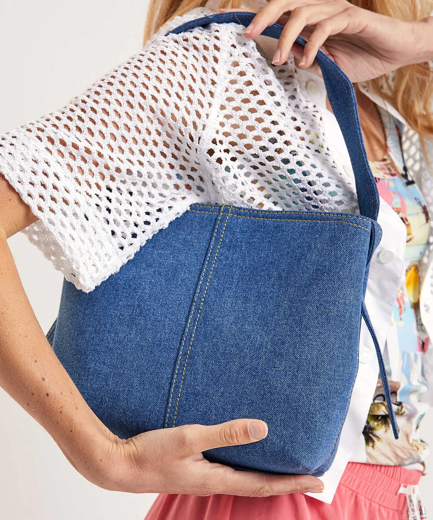 beck_sondergaard_denim_sh_1.webp Beck Sondergaard Denim Shoulder Bag Denima Fraya*Beck Söndergaard Best Sale