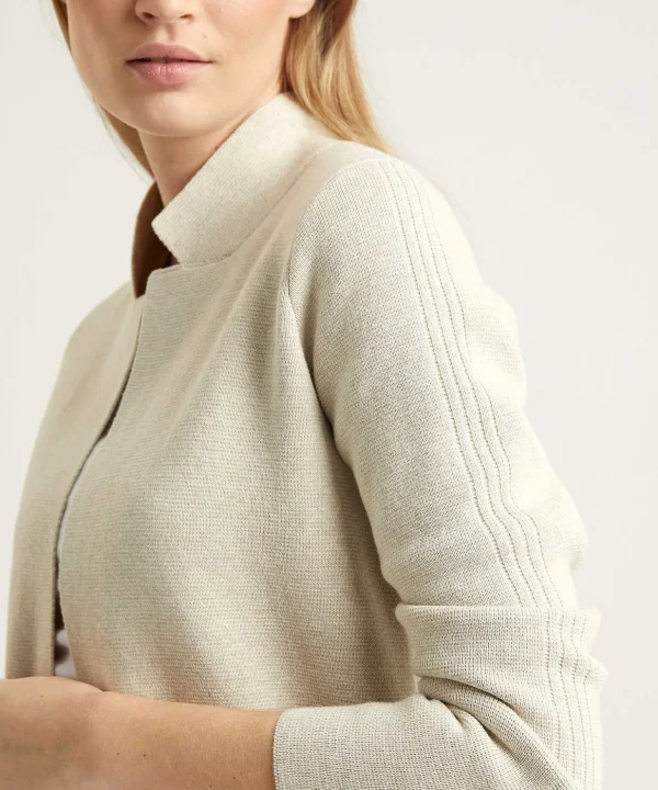 Blazer Vest Medium Length Puntaknit** New
