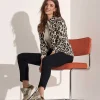 Blazer Vest Panther Lurex** Clearance