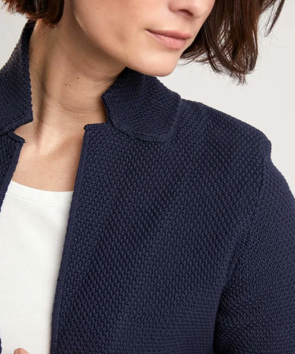 Blazer Vest Relief Knit** Sale