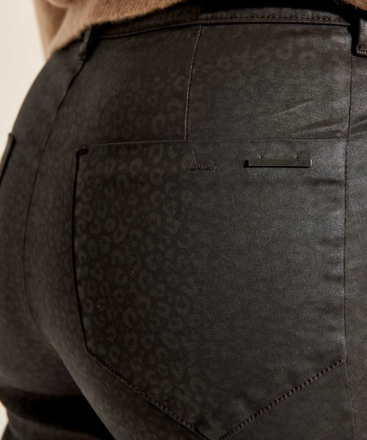 brax_coated_pants_panther_2.webp Coated Pants Panther Print Maron S*Brax Cheap