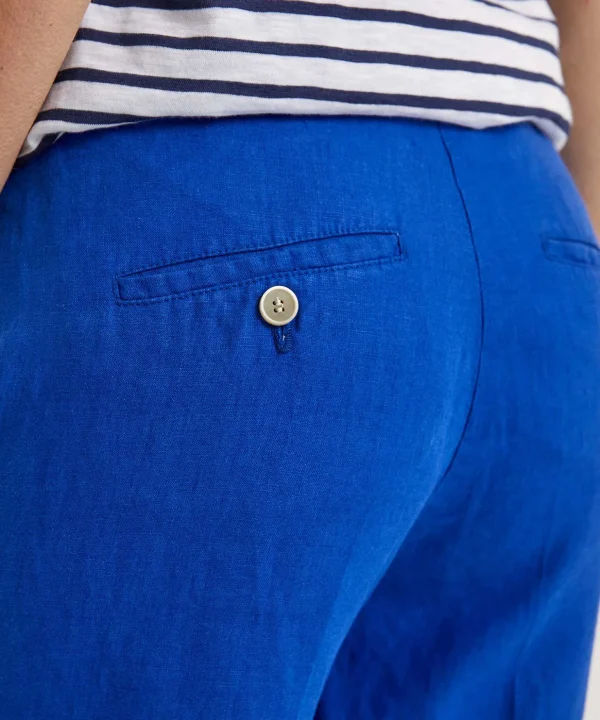 Cropped Linen Chino Maron*Brax Clearance