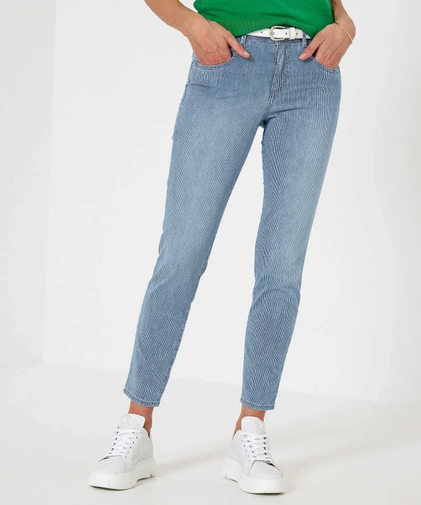 Indigo Stripe Pants Shakira*Brax Hot