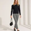 Jacquard Kick Flare Trousers Malou*Brax Store