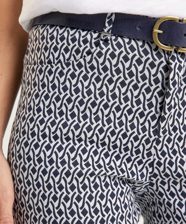 Kick Flare Pants Jacquard Shakira*Brax Fashion