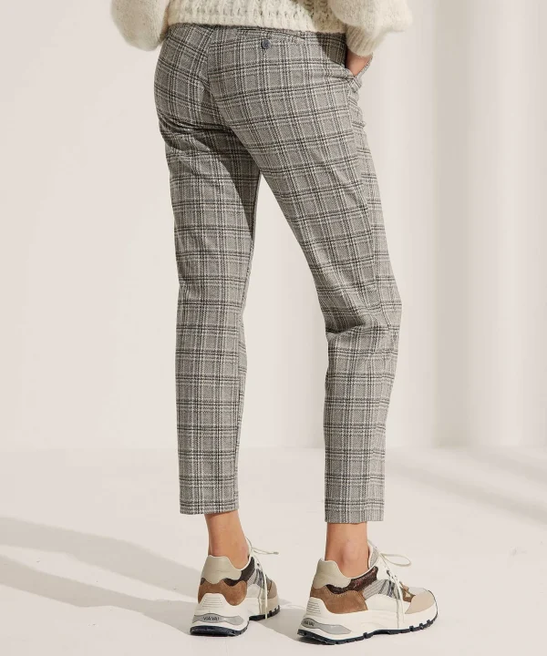 Pants Winter Jersey With Check Maron S*Brax Hot