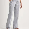 Wide Leg Linen Trousers Farina*Brax Best Sale