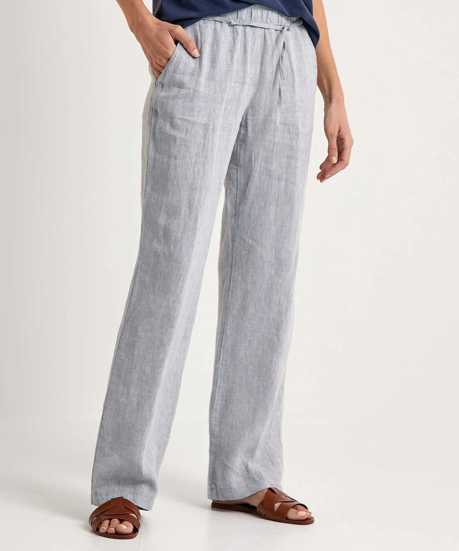 brax_wide_leg_linen_trous_0.webp Wide Leg Linen Trousers Farina*Brax Best Sale