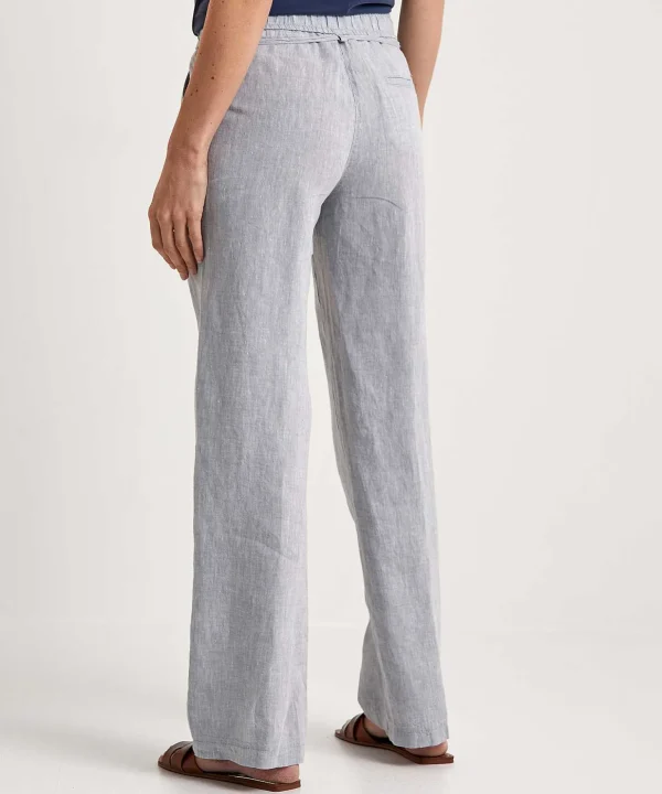 Wide Leg Linen Trousers Farina*Brax Best Sale