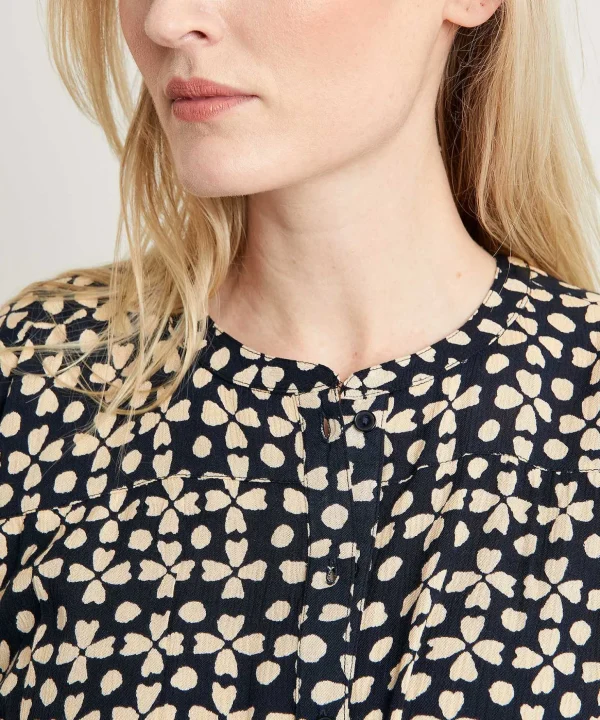 Blouse Clover Print Bo Khandi*By-Bar Cheap
