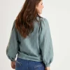 Blouse Puff Sleeve Rikki Geo*By-Bar Sale