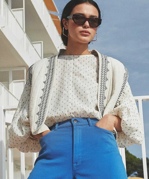 Blouse With Puff Sleeve Zazu*By-Bar Best Sale