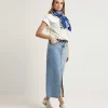 Denim Skirt Elba*By-Bar Store