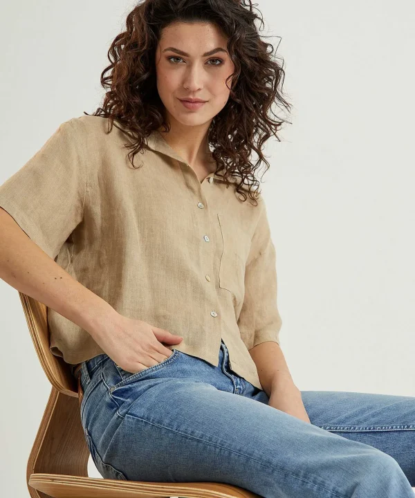 Linen Blouse Cris*By-Bar Best