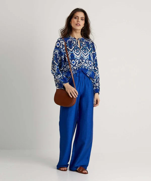 Shiny Palazzo Pants Robyn Gloss*By-Bar Flash Sale