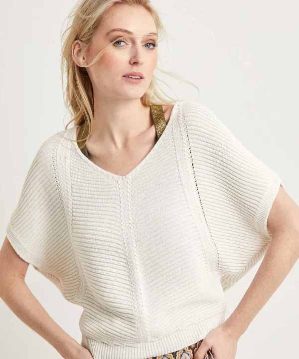 Sweater With Bat Sleeve New Ale*By-Bar Hot