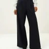 Wide Leg Pants Pinstripe Benji*By-Bar Discount