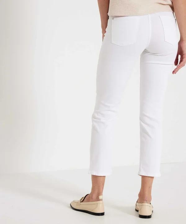 Cropped Pants Rhinestone Detail Piper*Cambio Fashion