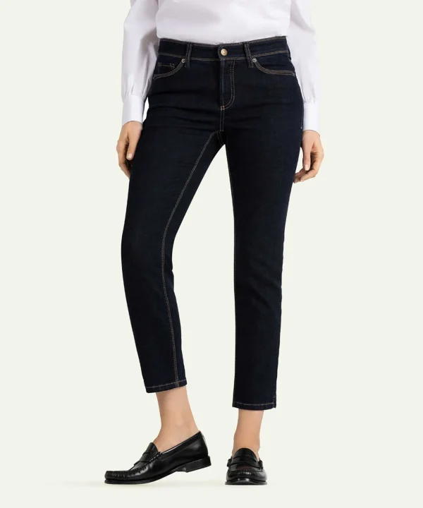 Cropped Slim Fit Jeans Piper*Cambio Cheap
