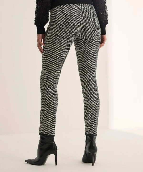 Cropped Trousers Jacquard Ranee*Cambio Discount