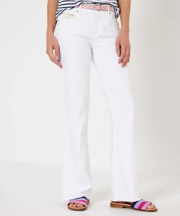 Flared Jeans Embroidery Paris*Cambio Outlet