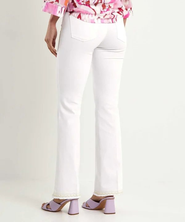 Flared Jeans Embroidery Paris*Cambio Outlet