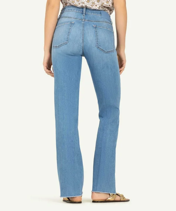 Flared Jeans With Decorative Bit Paris*Cambio Outlet