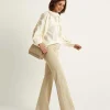 Flared Pants Lace Lurex Francis*Cambio Online