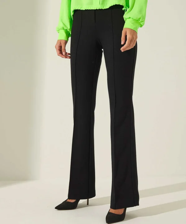Flared Pants Pintucks Ros*Cambio New