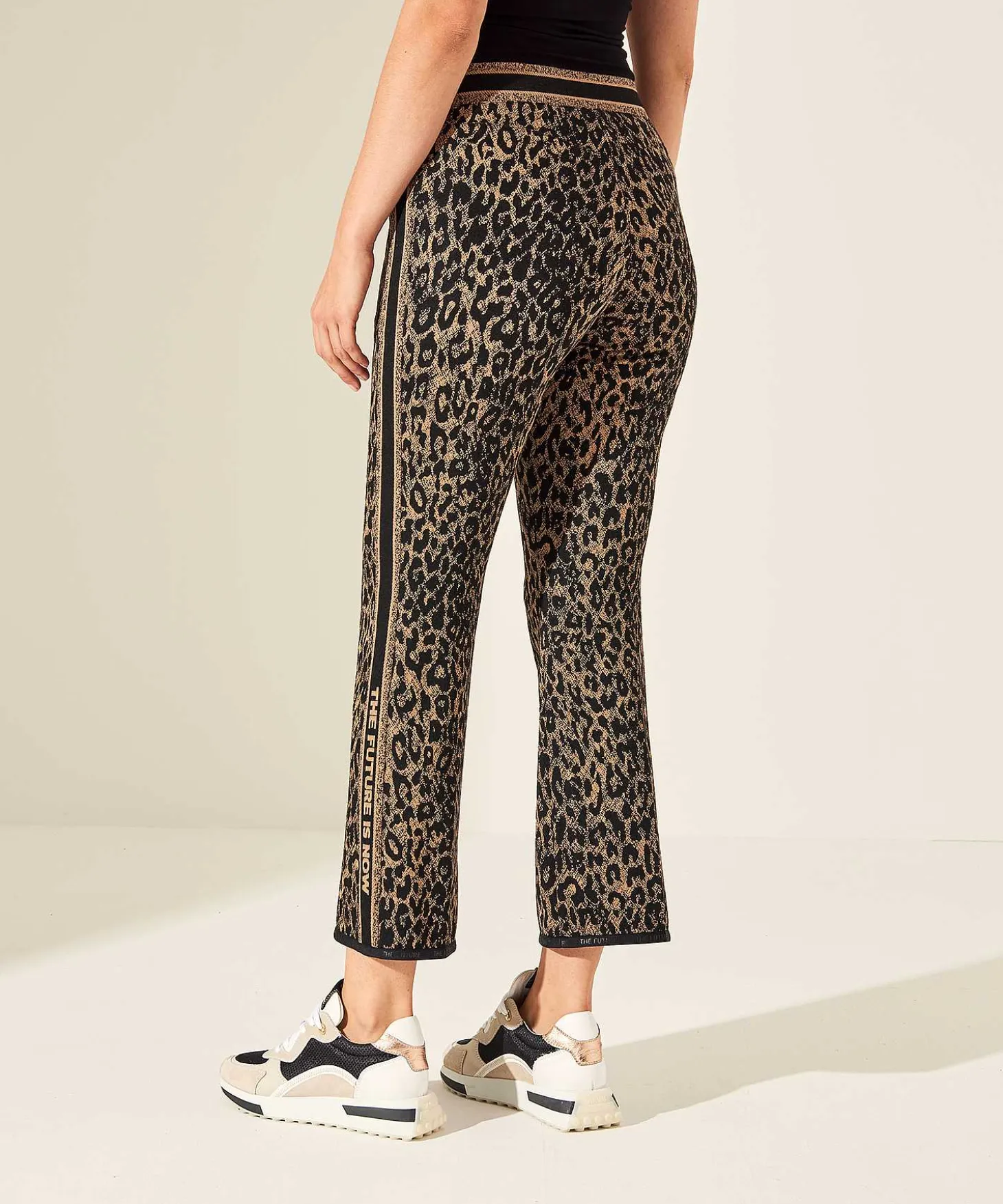 cambio_jacquard_pants_eas_1.webp Jacquard Pants Easy Kick Ranee Animal*Cambio Clearance