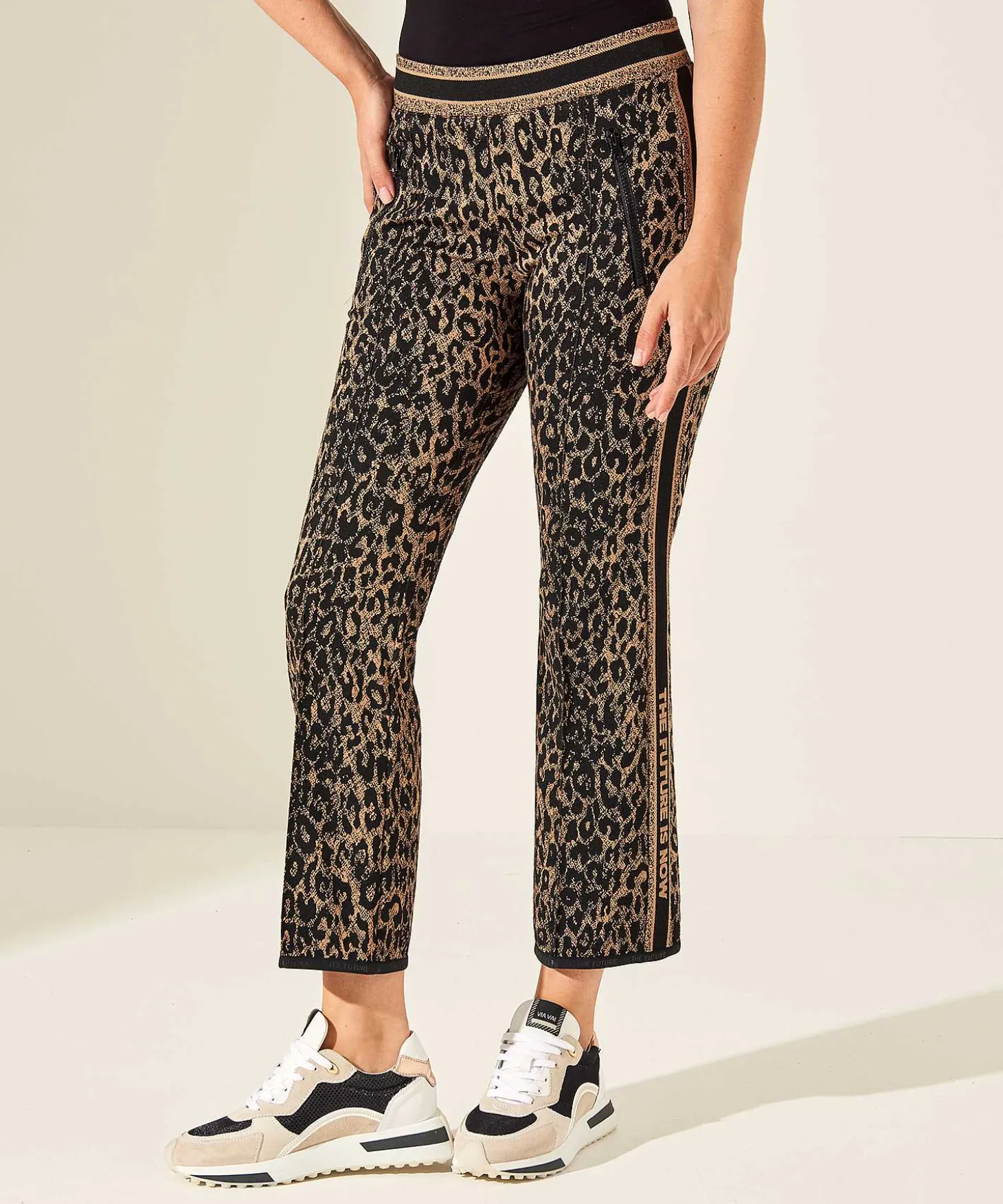 cambio_jacquard_pants_eas_3.webp Jacquard Pants Easy Kick Ranee Animal*Cambio Clearance