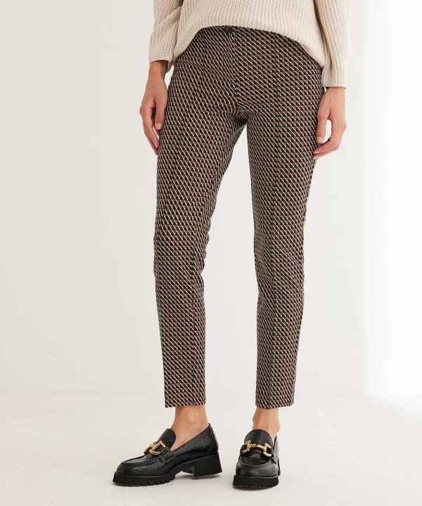 Jacquard Trousers Graphic Ros*Cambio Best