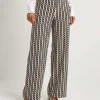 Palazzo Trousers Retro Print Allison*Cambio Store