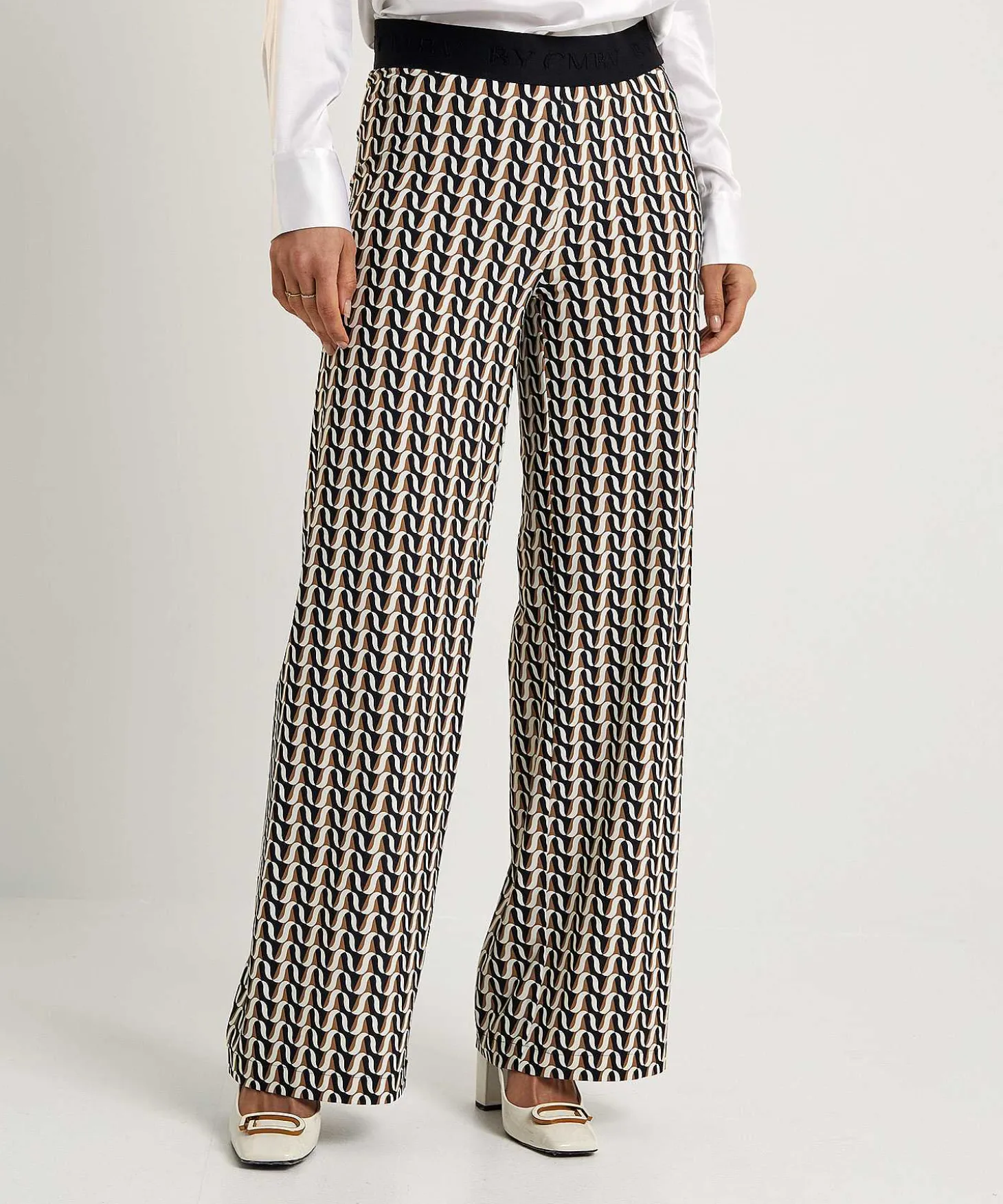 cambio_palazzo_trousers_r_0.webp Palazzo Trousers Retro Print Allison*Cambio Store
