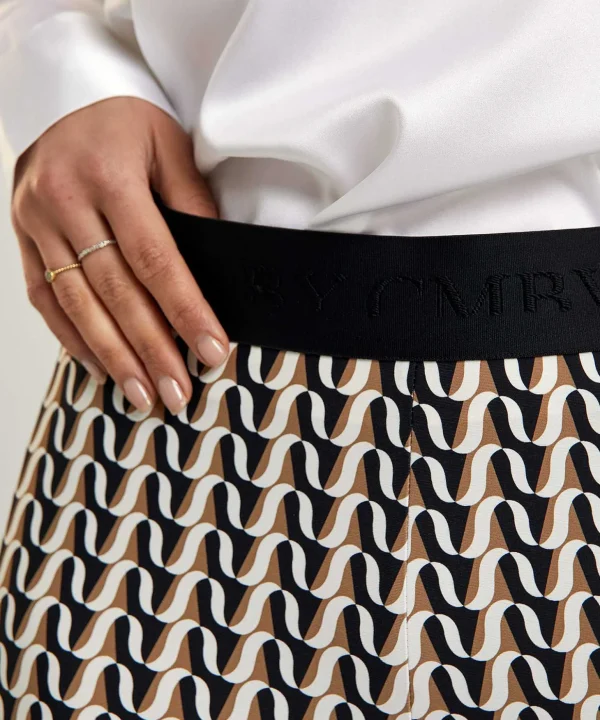 Palazzo Trousers Retro Print Allison*Cambio Store