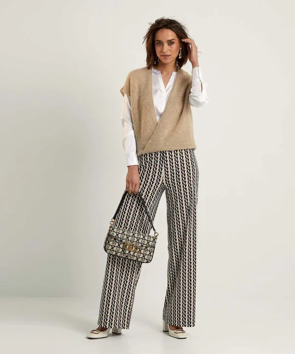 Palazzo Trousers Retro Print Allison*Cambio Store