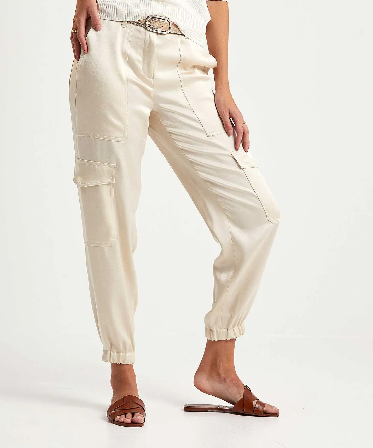 cambio_silky_cargo_pants__1.webp Silky Cargo Pants Karo*Cambio Cheap