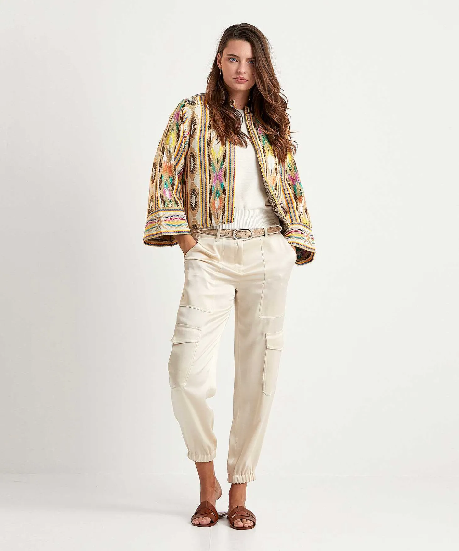 cambio_silky_cargo_pants__2.webp Silky Cargo Pants Karo*Cambio Cheap