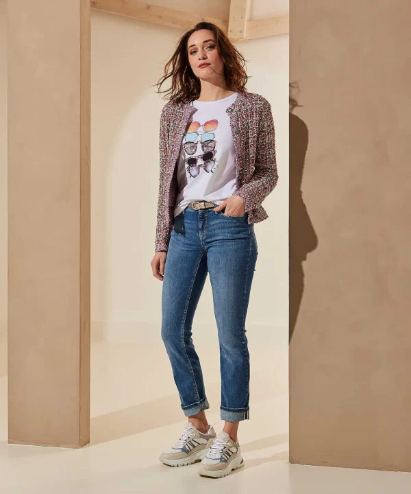 Slim Fit Jeans Parla Swarovski*Cambio Best