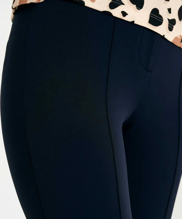 Soft Techno Trousers With Partial Seam Ros*Cambio Store