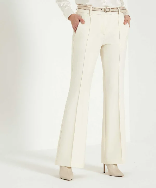 Trousers Pintucks Fawn*Cambio Clearance